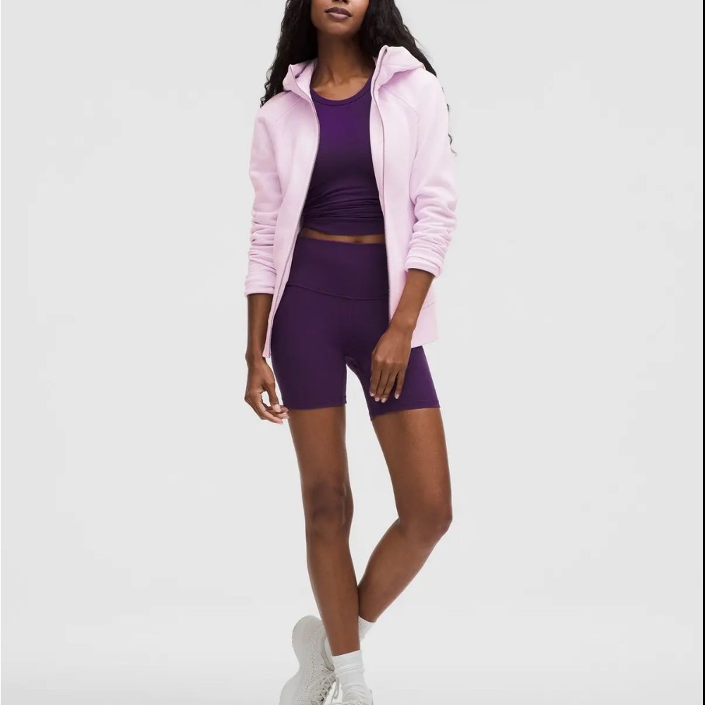 NWT $138 LULULEMON Pink Organza Scuba Full Zip Hoodie Jacket 8, 10, 12 - Picture 3 of 16